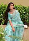 Ajnabee Vol 16 By Kashvi Dull Moss Foil Printed Sarees Wholesale Online
